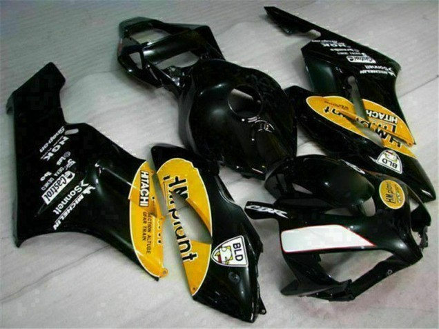 Custom 2004-2005 Yellow Black Honda CBR1000RR Motorbike Fairing Custom 2004-2005 Yellow Black Honda CBR1000RR Motorbike Fairing