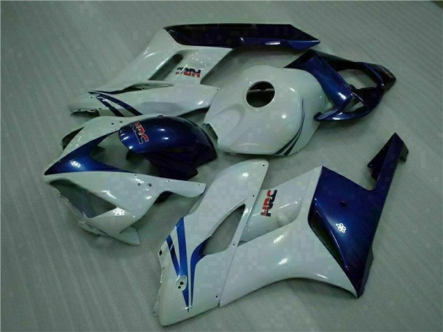 Custom 2004-2005 White Blue Honda CBR1000RR Motor Bike Fairings Custom 2004-2005 White Blue Honda CBR1000RR Motor Bike Fairings
