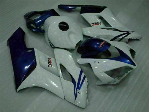 Custom 2004-2005 White Blue Honda CBR1000RR Motor Bike Fairings Custom 2004-2005 White Blue Honda CBR1000RR Motor Bike Fairings