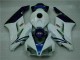 Custom 2004-2005 White Blue Honda CBR1000RR Motor Bike Fairings Custom 2004-2005 White Blue Honda CBR1000RR Motor Bike Fairings