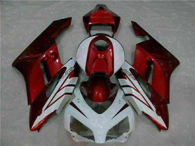 Custom 2004-2005 White Red Honda CBR1000RR Bike Fairing Kit Custom 2004-2005 White Red Honda CBR1000RR Bike Fairing Kit