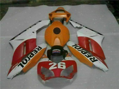 Custom 2004-2005 Orange Red Repsol 26 Honda CBR1000RR Motorcycle Bodywork