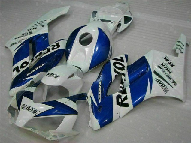 Custom 2004-2005 White Blue Repsol Honda CBR1000RR Motorbike Fairing Kits Custom 2004-2005 White Blue Repsol Honda CBR1000RR Motorbike Fairing Kits