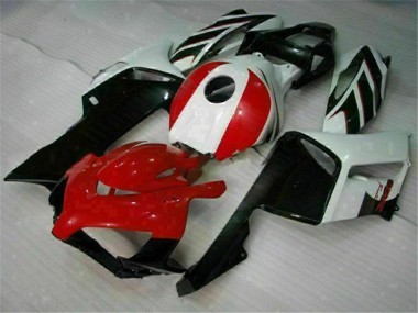 Custom 2004-2005 Black White Honda CBR1000RR Motorcycle Fairings Kits