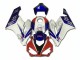 Custom 2004-2005 White Blue Red Honda CBR1000RR Moto Fairings Custom 2004-2005 White Blue Red Honda CBR1000RR Moto Fairings
