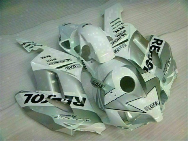 Custom 2004-2005 White Silver Repsol Honda CBR1000RR Motorcyle Fairings Custom 2004-2005 White Silver Repsol Honda CBR1000RR Motorcyle Fairings
