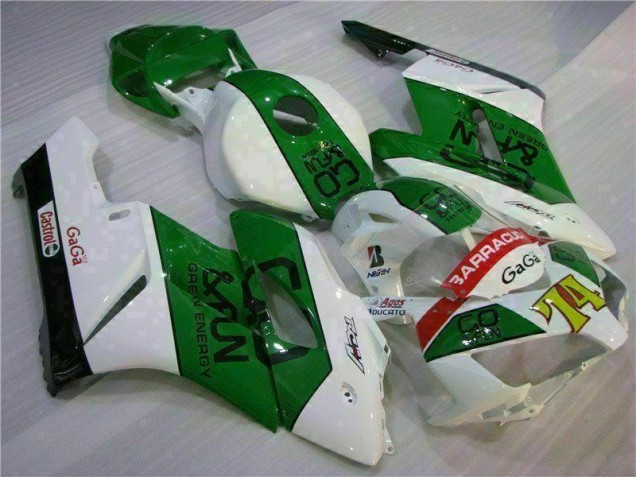 Custom 2004-2005 Green White Honda CBR1000RR Motorcycle Fairing Custom 2004-2005 Green White Honda CBR1000RR Motorcycle Fairing