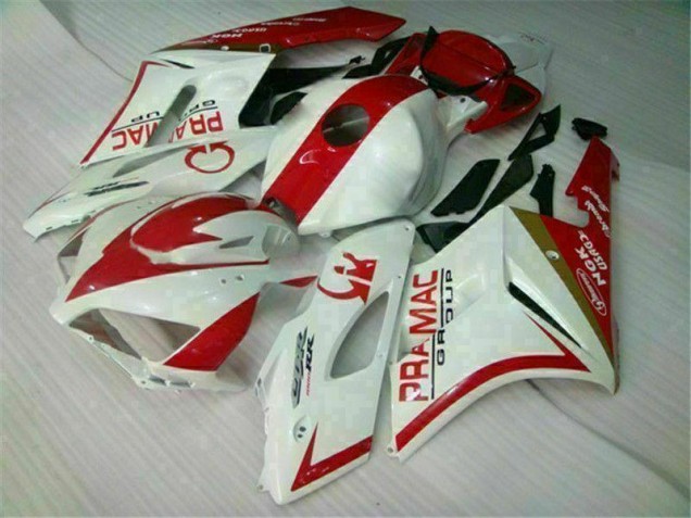 Custom 2004-2005 White Red Honda CBR1000RR Bike Fairings Custom 2004-2005 White Red Honda CBR1000RR Bike Fairings