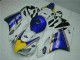 Custom 2004-2005 Blue White Honda CBR1000RR Motorcyle Fairings Custom 2004-2005 Blue White Honda CBR1000RR Motorcyle Fairings