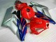 Custom 2004-2005 Red Silver Blue Honda CBR1000RR Motorcycle Fairings Kit Custom 2004-2005 Red Silver Blue Honda CBR1000RR Motorcycle Fairings Kit