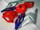 Aftermarket 2004-2005 Red Silver Blue Honda CBR1000RR Motorcycle Fairings Kit