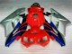 Custom 2004-2005 Red Silver Blue Honda CBR1000RR Motorcycle Fairings Kit Custom 2004-2005 Red Silver Blue Honda CBR1000RR Motorcycle Fairings Kit