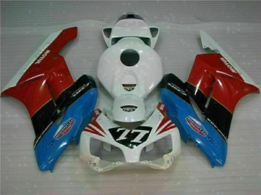 Aftermarket 2004-2005 White Red 77 Honda CBR1000RR Motorcycle Fairing Kits