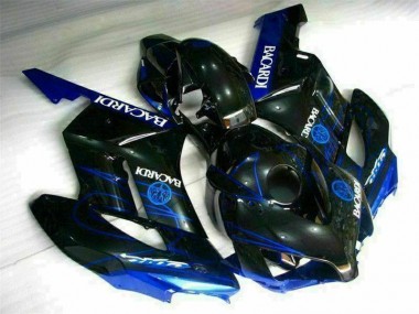 Custom 2004-2005 Black Blue Honda CBR1000RR Motorbike Fairing