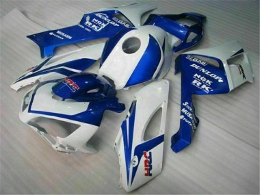 Custom 2004-2005 Blue White Honda CBR1000RR Motorcycle Fairings Bodywork