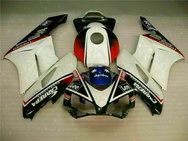 Custom 2004-2005 White Black Honda CBR1000RR Motorbike Fairing Kits Custom 2004-2005 White Black Honda CBR1000RR Motorbike Fairing Kits