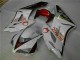 Custom 2004-2005 White Red Honda CBR1000RR Moto Fairings