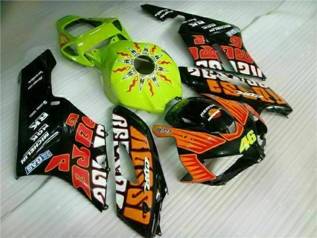 Custom 2004-2005 Orange Green Honda CBR1000RR Motor Fairings Custom 2004-2005 Orange Green Honda CBR1000RR Motor Fairings