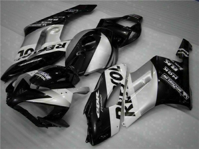 Custom 2004-2005 Black Silver Repsol Honda CBR1000RR Motorcycle Fairings Kit Custom 2004-2005 Black Silver Repsol Honda CBR1000RR Motorcycle Fairings Kit