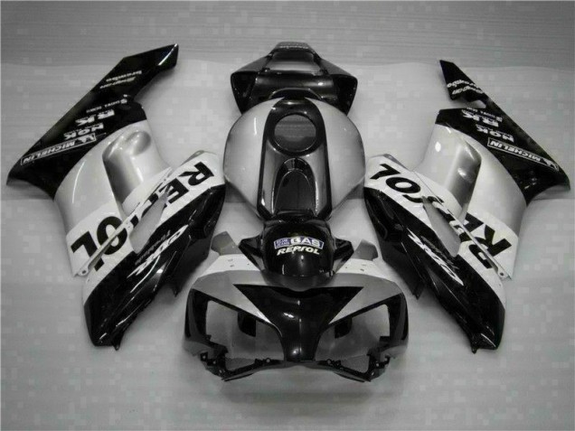 Custom 2004-2005 Black Silver Repsol Honda CBR1000RR Motorcycle Fairings Kit Custom 2004-2005 Black Silver Repsol Honda CBR1000RR Motorcycle Fairings Kit