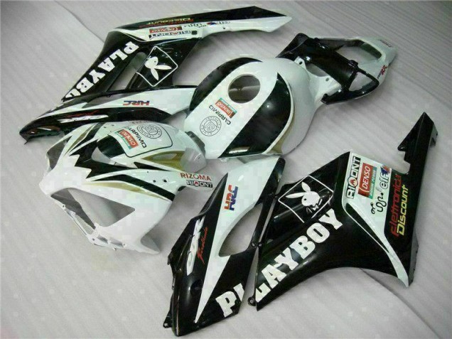 Custom 2004-2005 Black White Honda CBR1000RR Motorcycle Fairings Custom 2004-2005 Black White Honda CBR1000RR Motorcycle Fairings