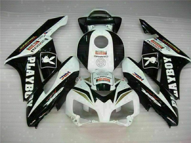Custom 2004-2005 Black White Honda CBR1000RR Motorcycle Fairings Custom 2004-2005 Black White Honda CBR1000RR Motorcycle Fairings