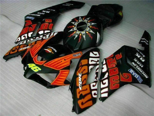 Custom 2004-2005 Black Orange Honda CBR1000RR Motorcycle Fairing Kits Custom 2004-2005 Black Orange Honda CBR1000RR Motorcycle Fairing Kits