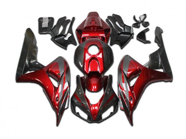 Custom 2004-2005 Candy Red Grey Black Honda CBR1000RR Bike Fairings Custom 2004-2005 Candy Red Grey Black Honda CBR1000RR Bike Fairings
