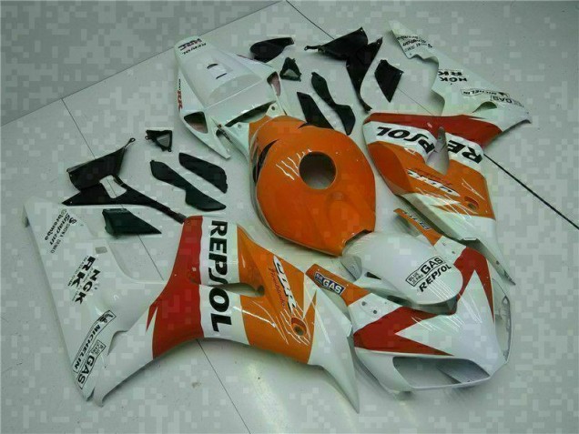 Custom 2004-2005 Orange White Repsol Honda CBR1000RR Motorbike Fairing Custom 2004-2005 Orange White Repsol Honda CBR1000RR Motorbike Fairing