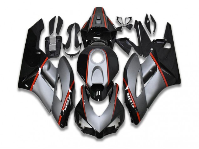 Custom 2004-2005 Black Grey Red Honda CBR1000RR Motorcycle Replacement Fairings Custom 2004-2005 Black Grey Red Honda CBR1000RR Motorcycle Replacement Fairings