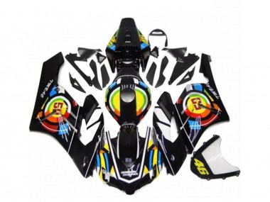 Custom 2004-2005 Black Honda CBR1000RR Motorcycle Fairings Kits