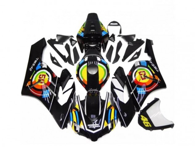 Custom 2004-2005 Black Honda CBR1000RR Motorcycle Fairings Kits Custom 2004-2005 Black Honda CBR1000RR Motorcycle Fairings Kits