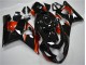 Custom 2004-2005 Orange Black Suzuki GSXR 600/750 Motor Bike Fairings Custom 2004-2005 Orange Black Suzuki GSXR 600/750 Motor Bike Fairings