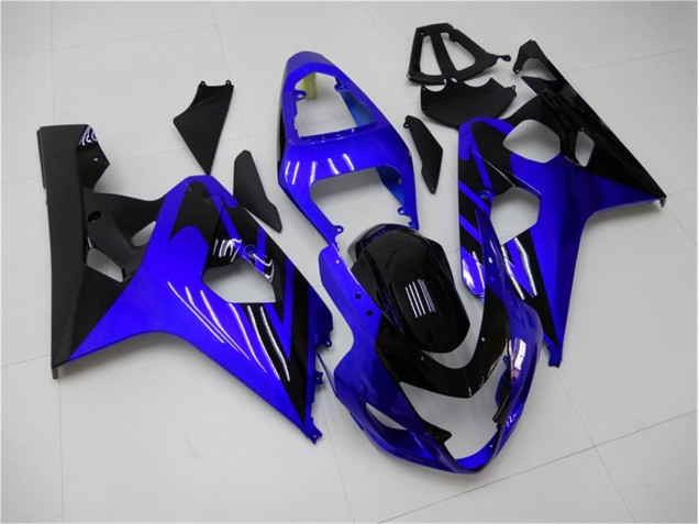 Aftermarket 2004-2005 Blue Black Suzuki GSXR 600/750 Motorcycle Fairings Kits