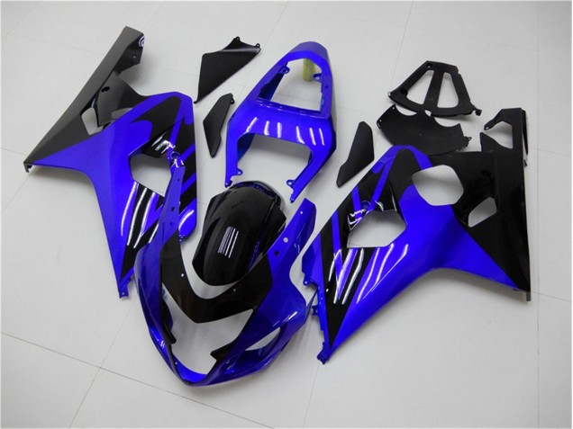 Custom 2004-2005 Blue Black Suzuki GSXR 600/750 Motorcycle Fairings Kits Custom 2004-2005 Blue Black Suzuki GSXR 600/750 Motorcycle Fairings Kits