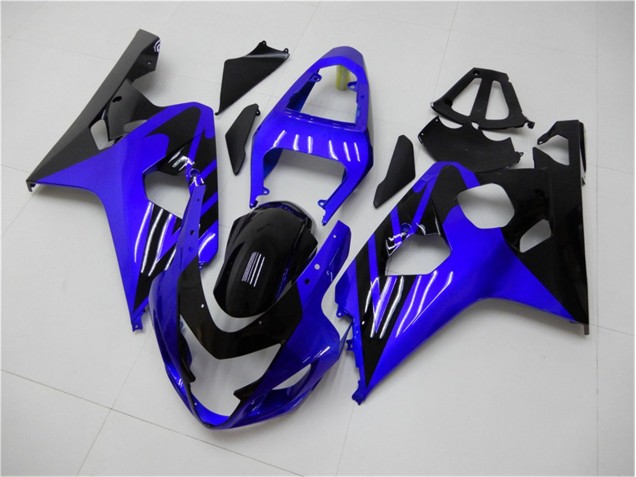 Aftermarket 2004-2005 Blue Black Suzuki GSXR 600/750 Motorcycle Fairings Kits