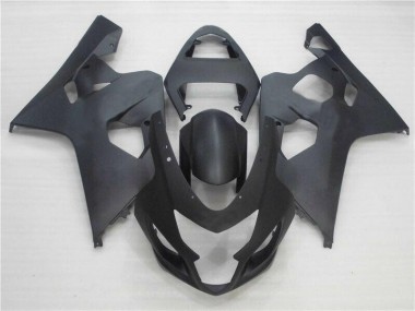 Custom 2004-2005 Matte Black Suzuki GSXR 600/750 Motorcycle Replacement Fairings