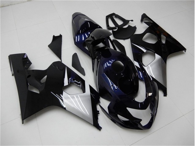 Aftermarket 2004-2005 Blue Silver Suzuki GSXR 600/750 Replacement Fairings