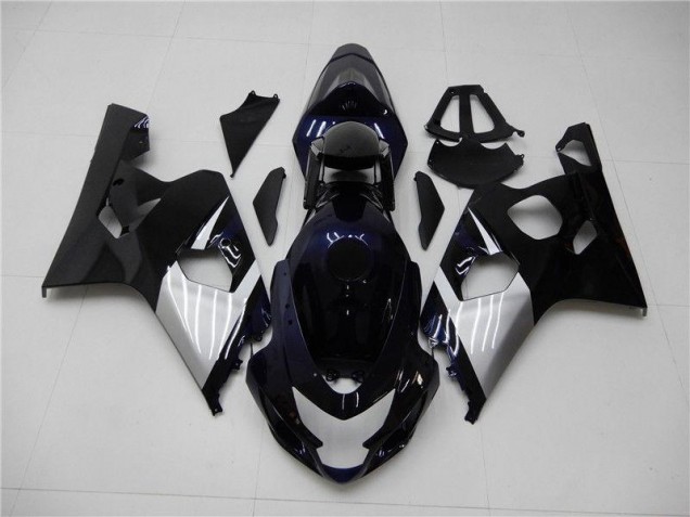 Aftermarket 2004-2005 Blue Silver Suzuki GSXR 600/750 Replacement Fairings