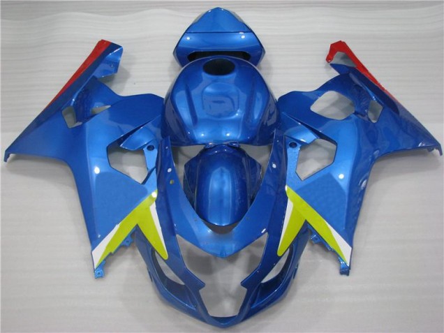 Custom 2004-2005 Blue Suzuki GSXR 600/750 Bike Fairings Custom 2004-2005 Blue Suzuki GSXR 600/750 Bike Fairings