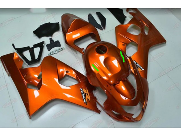 Custom 2004-2005 Orange Suzuki GSXR 600/750 Motorcycle Bodywork Custom 2004-2005 Orange Suzuki GSXR 600/750 Motorcycle Bodywork