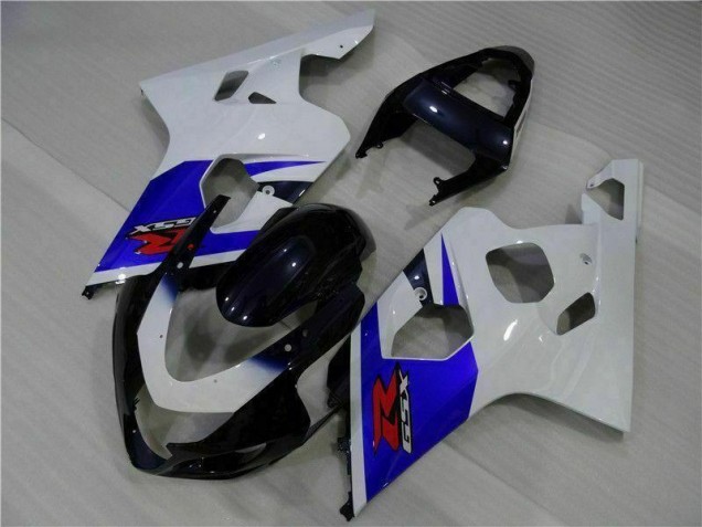 Custom 2004-2005 Blue White Suzuki GSXR 600/750 Motorcycle Replacement Fairings Custom 2004-2005 Blue White Suzuki GSXR 600/750 Motorcycle Replacement Fairings