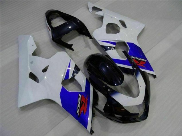Custom 2004-2005 Blue White Suzuki GSXR 600/750 Motorcycle Replacement Fairings Custom 2004-2005 Blue White Suzuki GSXR 600/750 Motorcycle Replacement Fairings