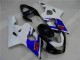 Custom 2004-2005 Blue White Suzuki GSXR 600/750 Motorcycle Replacement Fairings Custom 2004-2005 Blue White Suzuki GSXR 600/750 Motorcycle Replacement Fairings