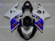 Custom 2004-2005 Blue White Suzuki GSXR 600/750 Motorcycle Replacement Fairings Custom 2004-2005 Blue White Suzuki GSXR 600/750 Motorcycle Replacement Fairings