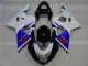 Aftermarket 2004-2005 Blue White Suzuki GSXR 600/750 Motorcycle Replacement Fairings