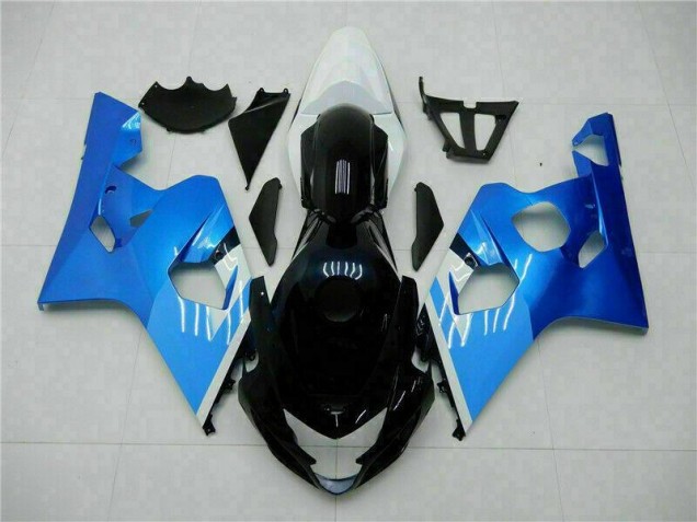 Aftermarket 2004-2005 Blue Black Suzuki GSXR 600/750 Bike Fairings