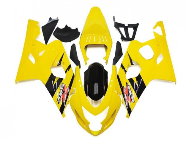 Custom 2004-2005 Yellow Black Suzuki GSXR 600/750 Motorbike Fairings Custom 2004-2005 Yellow Black Suzuki GSXR 600/750 Motorbike Fairings