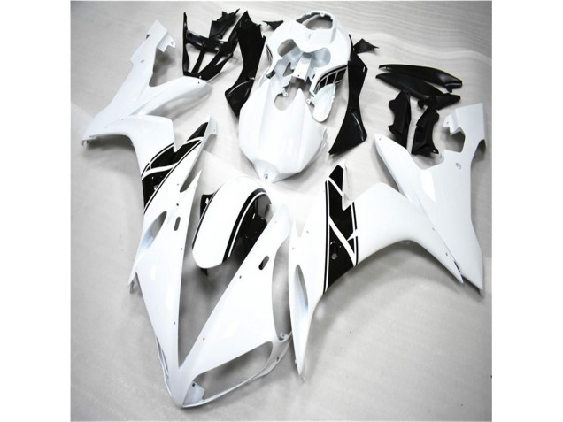 Custom 2004-2006 White Black Yamaha YZF R1 Motorcycle Fairing Kit Custom 2004-2006 White Black Yamaha YZF R1 Motorcycle Fairing Kit