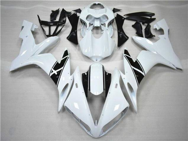 Custom 2004-2006 White Black Yamaha YZF R1 Motorcycle Fairing Kit Custom 2004-2006 White Black Yamaha YZF R1 Motorcycle Fairing Kit